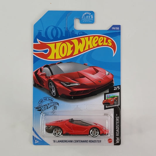 Hot Wheels - '16 Lamborghini Centenario Roadster (Red)