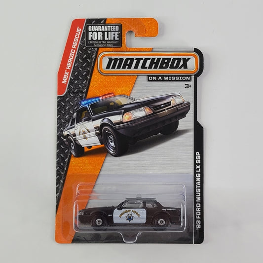 Matchbox - '93 Ford Mustang LX SSP (Black)