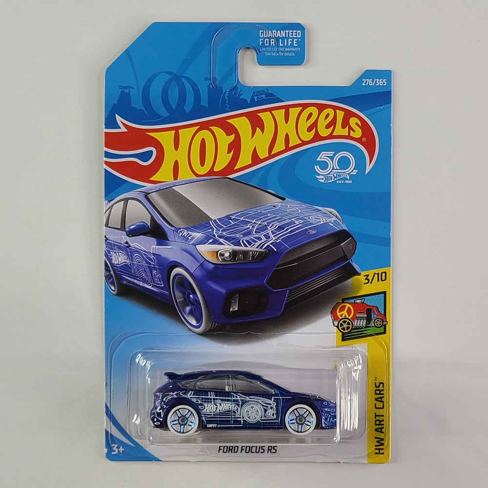 Hot Wheels - Ford Focus RS (Blue)