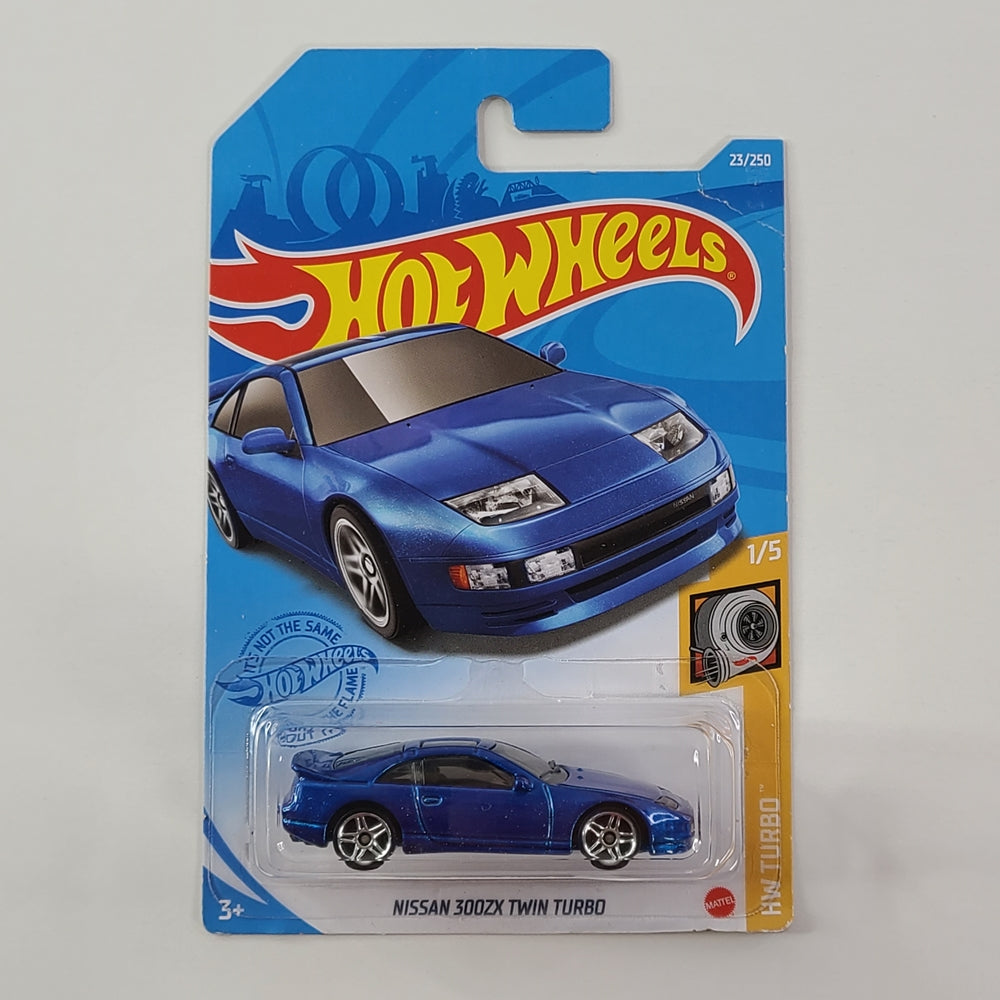 Hot Wheels - Nissan 300ZX Twin Turbo (Metalflake Blue) [HW Turbo Mini Collection (2021) - 1/5]