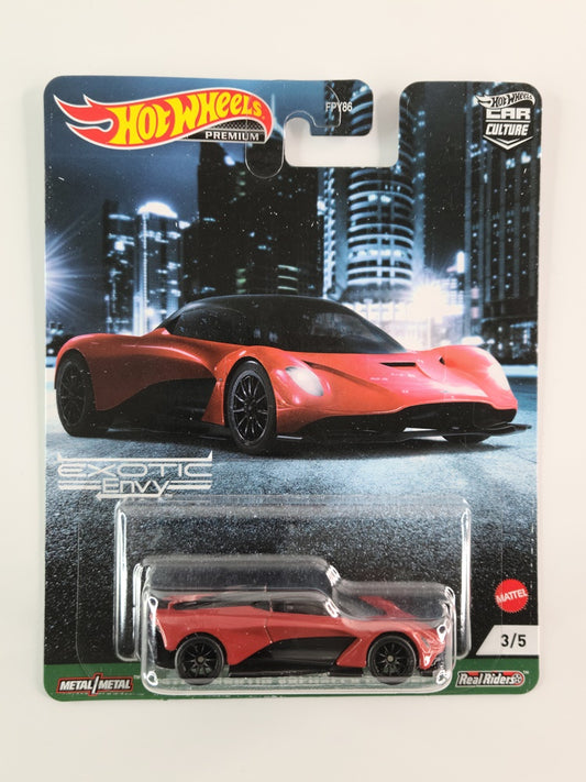 Hot Wheels Premium - Aston Martin Valhalla Concept (Lava Red) [3/5 - 2021 Car Culture: Exotic Envy]