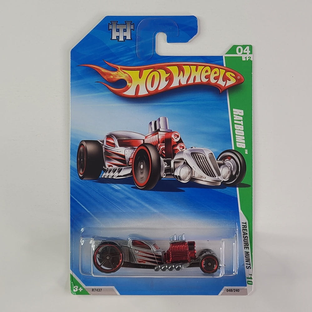 Hot Wheels - Ratbomb (Metalflake Silver) [Treasure Hunt]