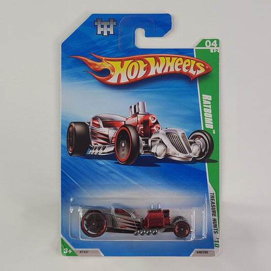 Hot Wheels - Ratbomb (Metalflake Silver) [Treasure Hunt]
