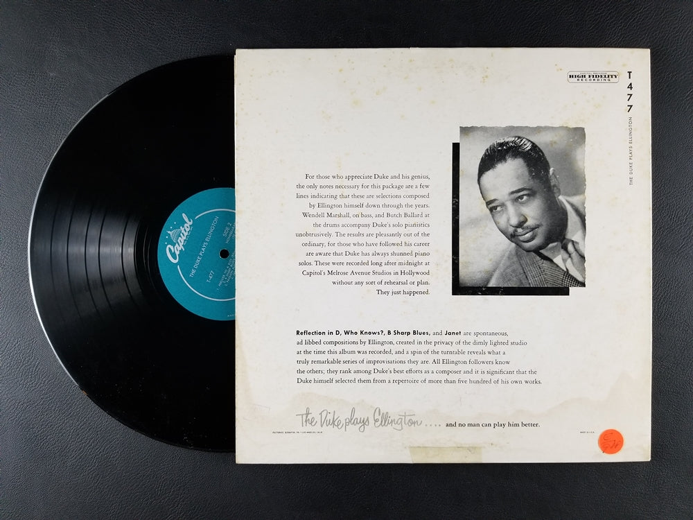 Duke Ellington - The Duke Plays Ellington (1954, LP)