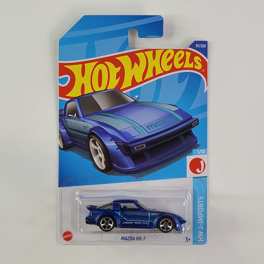 Hot Wheels - Mazda RX-7 (Medium Blue)