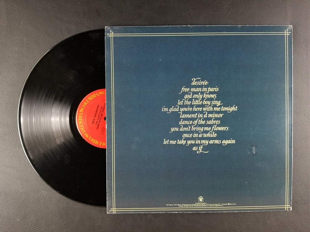Neil Diamond - I'm Glad You're Here With Me Tonight (1977, LP)