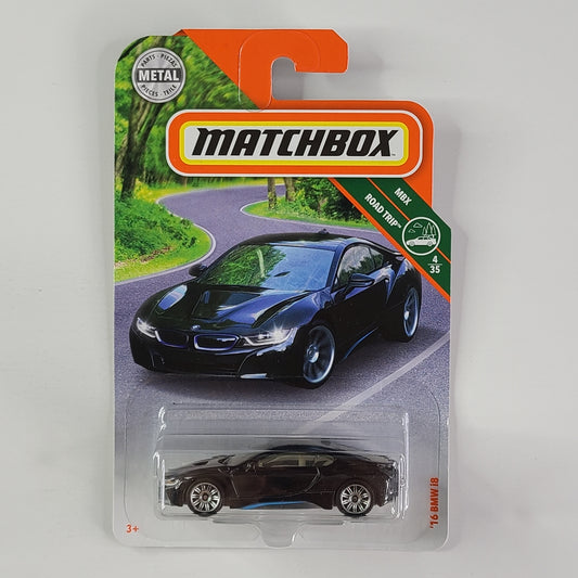 Matchbox - '16 BMW i8 (Metalflake Black)