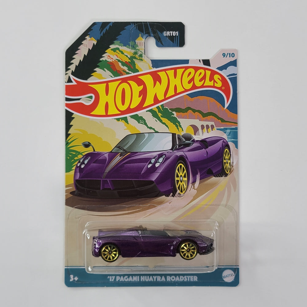 Hot Wheels - '17 Pagani Huayra Roadster (Metalflake Purple) [Convertibles Series (2021) - 9/10]