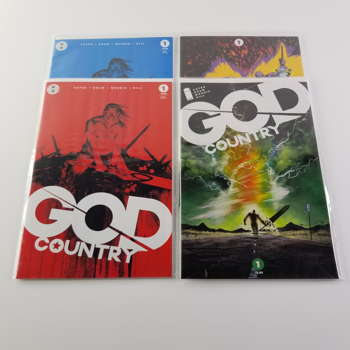God Country (Image Comics, 2016) Set #1A #1B #1C #1D