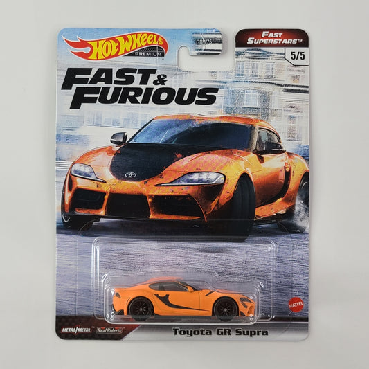 Hot Wheels Premium - Toyota GR Supra (Matte Orange)