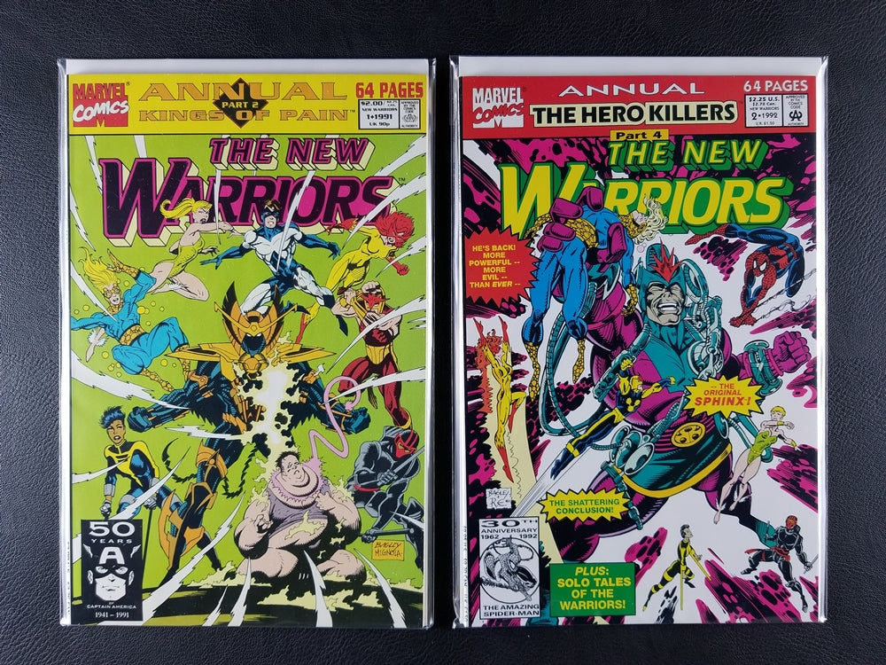 The New Warriors [1st Series] Annual #1-3 Set (Marvel, 1991-93)