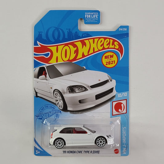 Hot Wheels - '99 Honda Civic Type R (EK9) (Championship White)