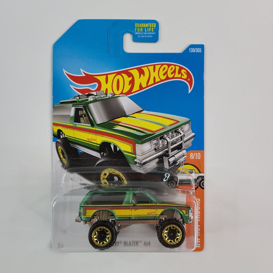 Hot Wheels - Chevy Blazer 4x4 (Metalflake Green) [HW Hot Trucks Mini Collection (2016) - 8/10]