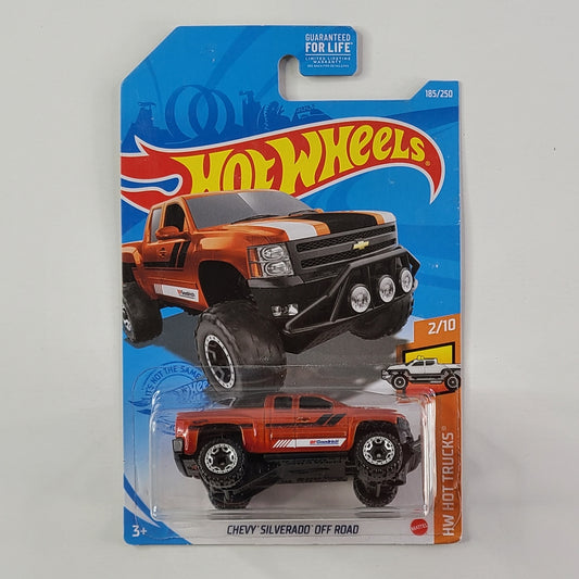 Hot Wheels - Chevy Silverado Off Road (Metalflake Dark Orange)