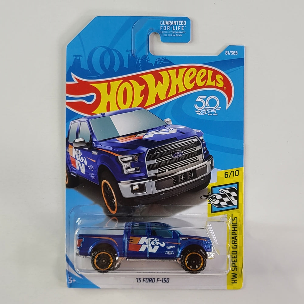 Hot Wheels - '15 Ford F-150 (Metalflake Blue)