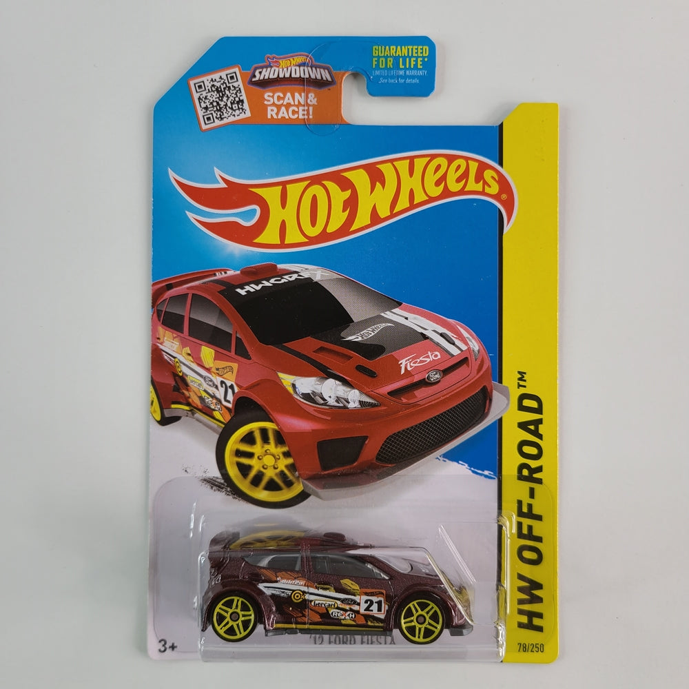 Hot Wheels - '12 Ford Fiesta (Dark Red)