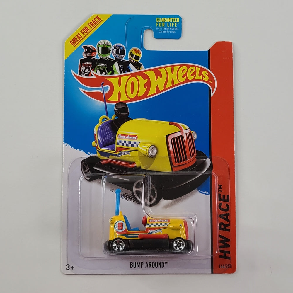 Hot Wheels - Bump Around (Yellow) [HW Race: Track Aces Series (2014) - 166/250]