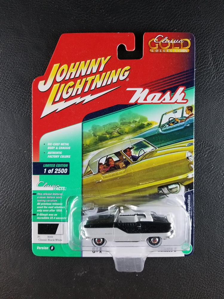 Johnny Lightning - 1958 Nash Metropolitan (Classic Black/White) [Ltd., 1 of 2500]