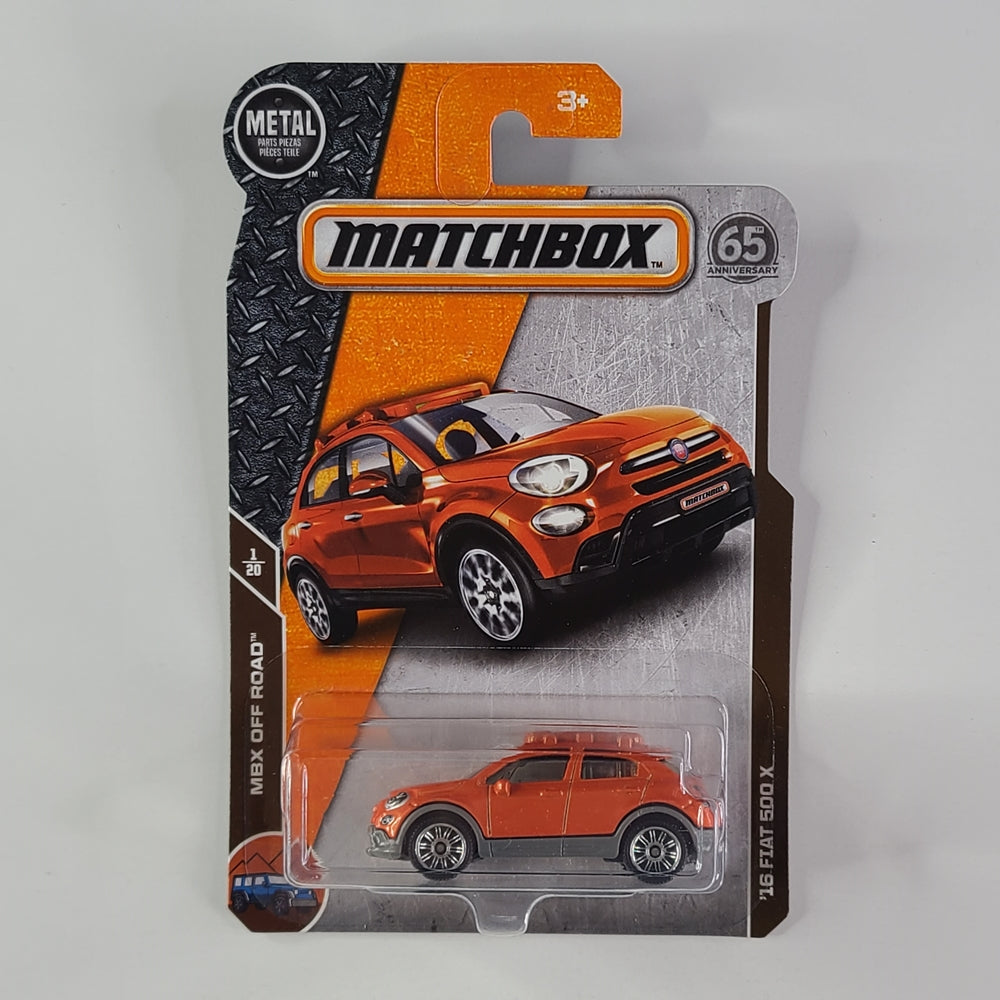 Matchbox - '16 Fiat 500X (Metalflake Orange)