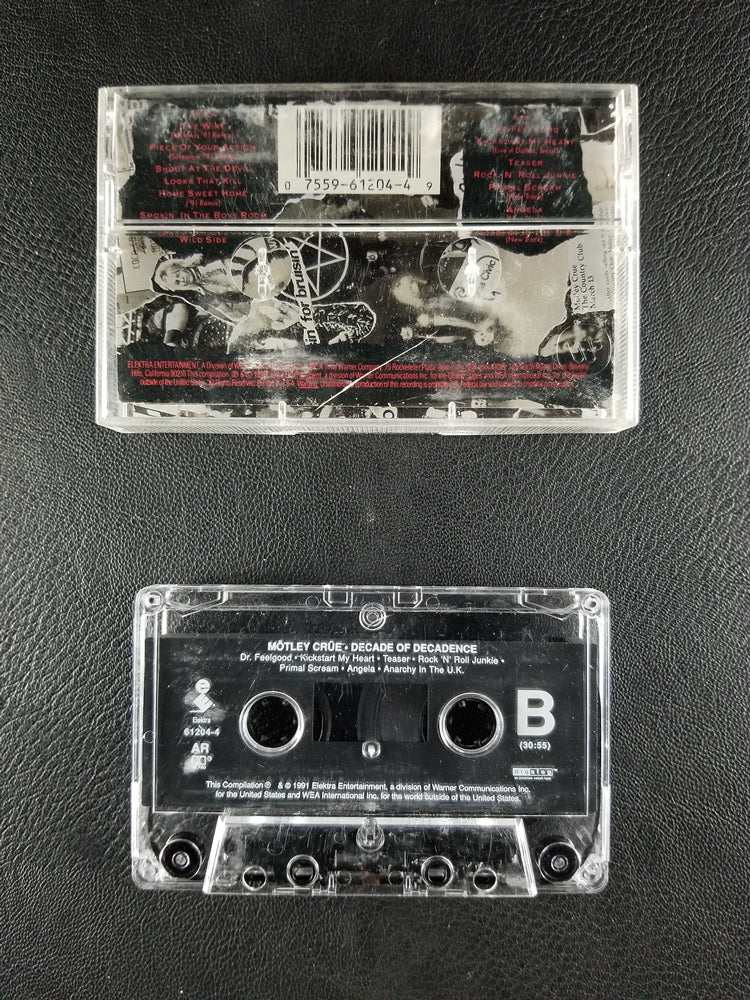 Motley Crue - Decade of Decadence (1991, Cassette)