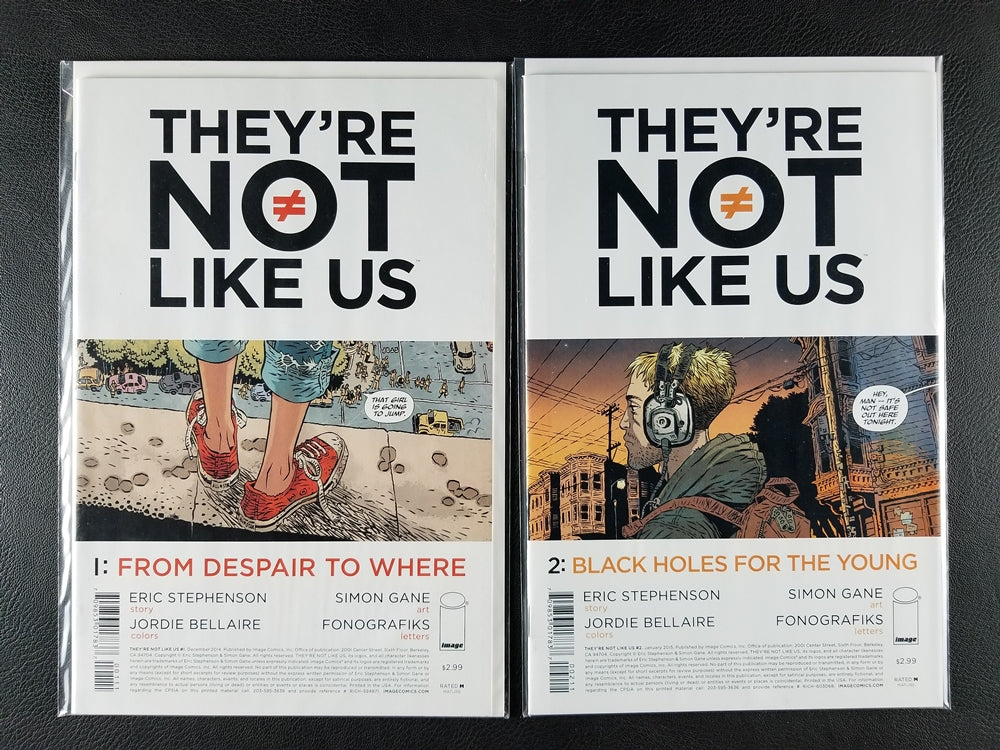 They're Not Like Us #1-10 Set (Image, 2014-15)