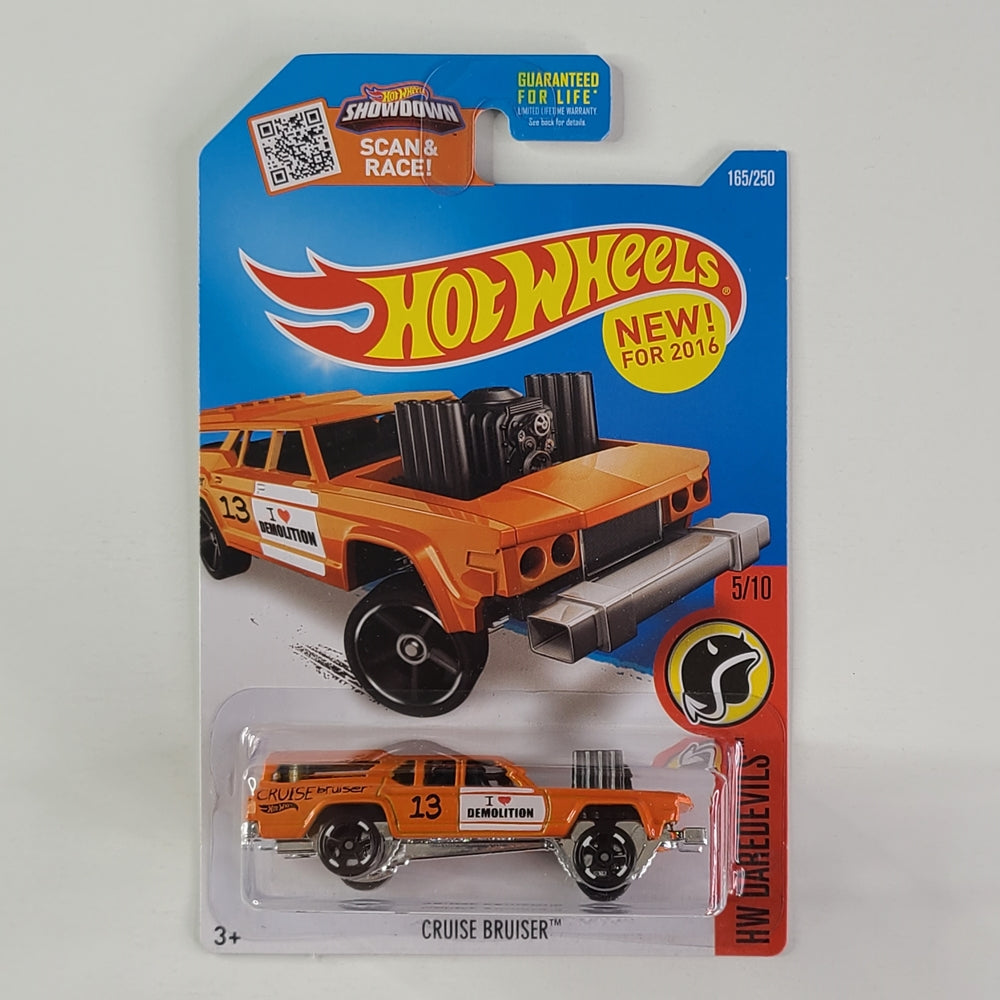 Hot Wheels - Cruiser Bruiser (Orange) – Throwback Collectibles