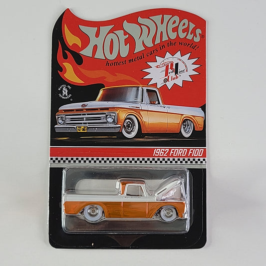 Hot Wheels - 1962 Ford F100 (Spectraflame Orange) [2022 RLC Exclusive - 6059/25000]