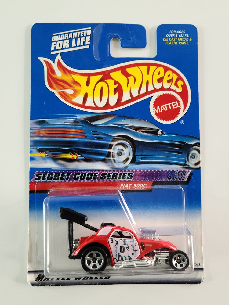 Hot Wheels - Fiat 500C (Red)