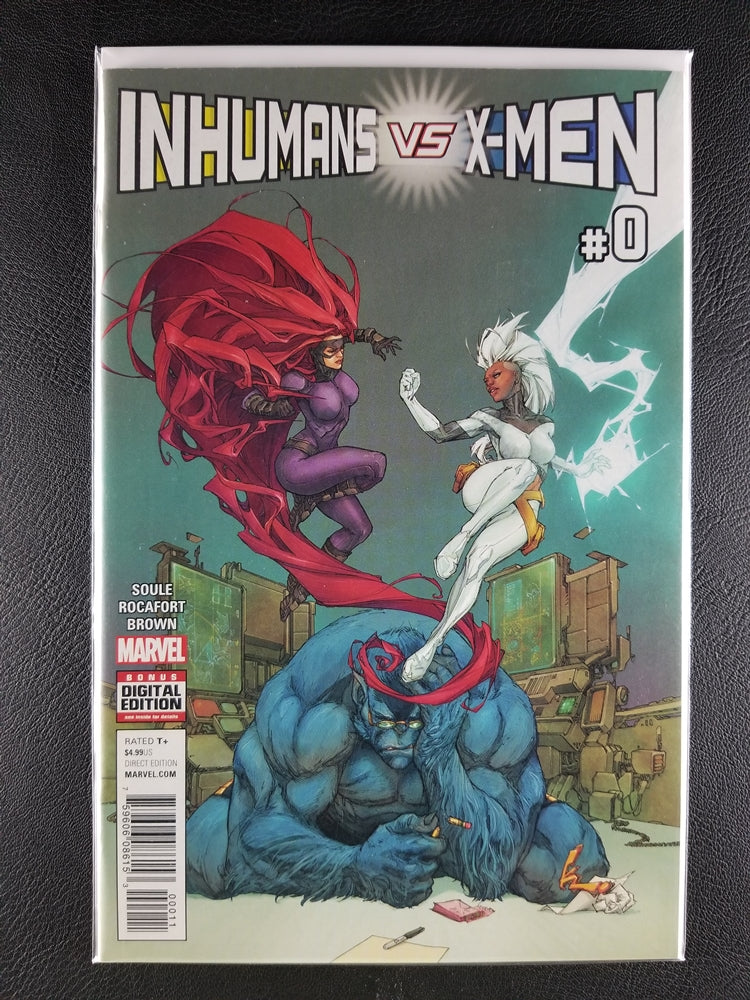 IvX - Inhumans vs. X-Men #0A (Marvel, January 2017)