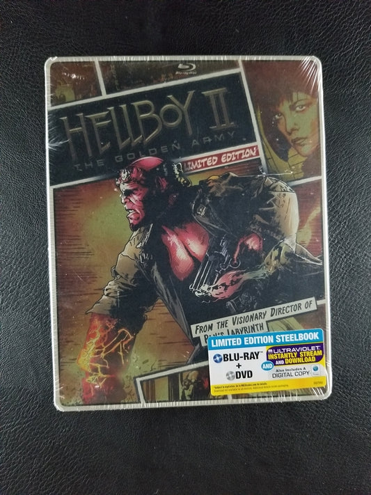 Hellboy II: The Golden Army [Limited Edition Steelbook] (2013, Blu-ray) [SEALED]