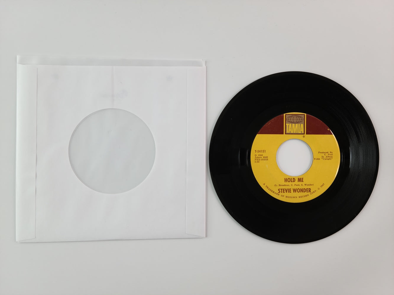 Stevie Wonder - I Was Made to Love Her / Hold Me (1967, 7'' Single)