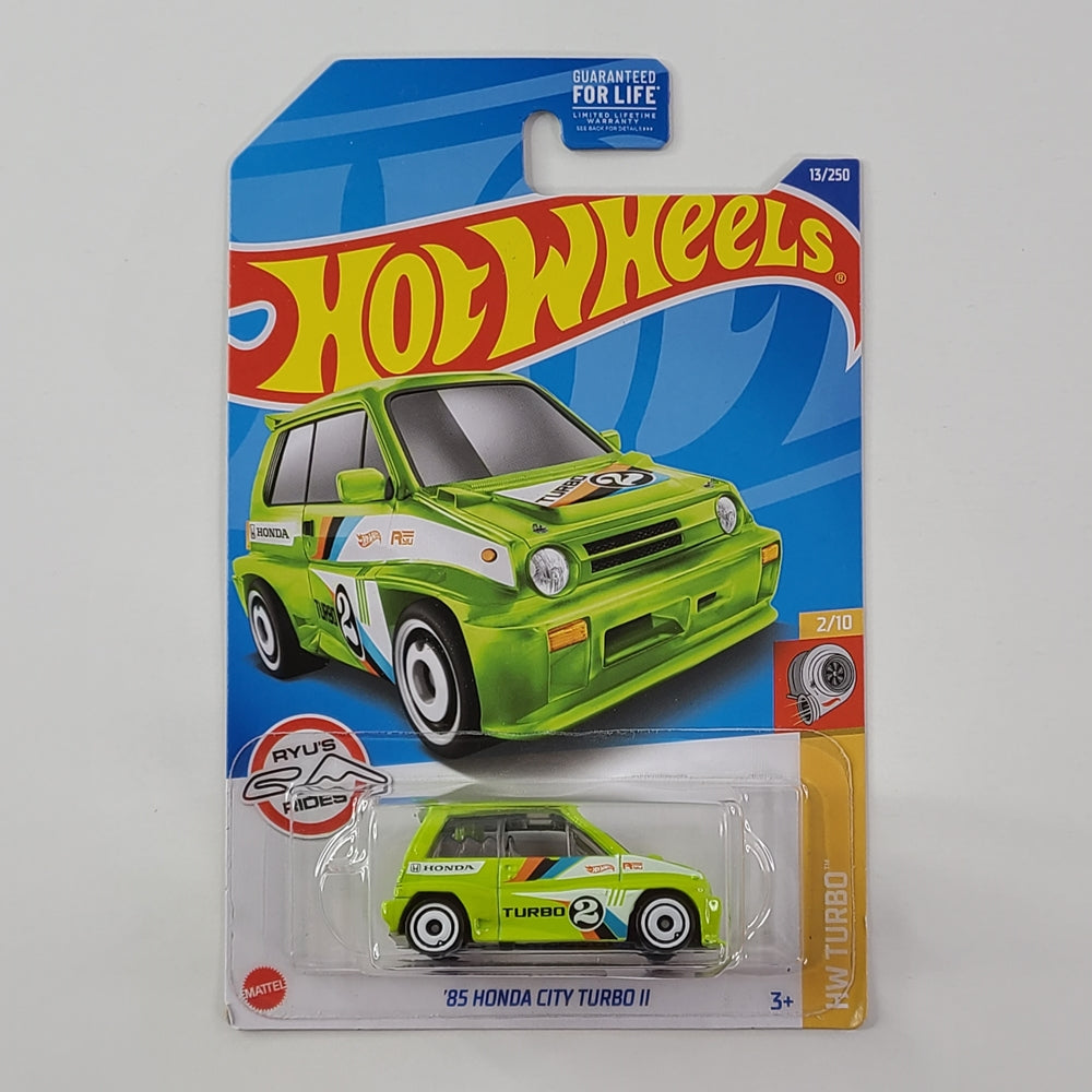 Hot Wheels - '85 Honda City Turbo II (Green) [HW Turbo Mini Collection (2022) - 2/10]