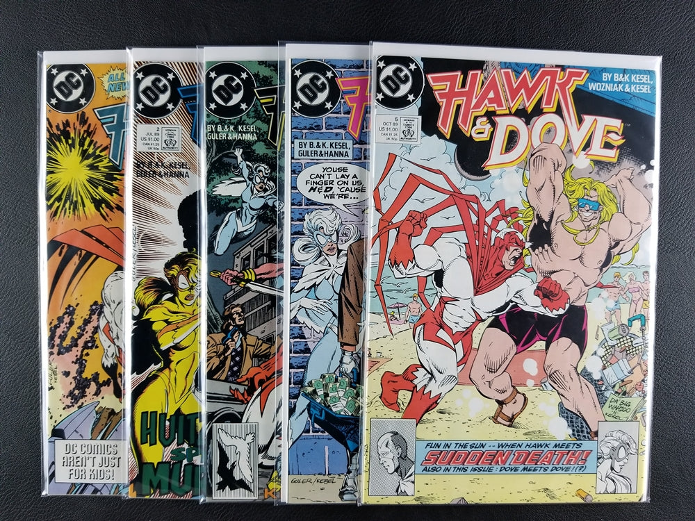 Hawk & Dove [3rd Series] #1-5 Set (DC, 1989)