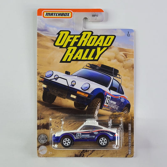 Matchbox - 1985 Porsche 911 Rally (White) [Walmart Exclusive]