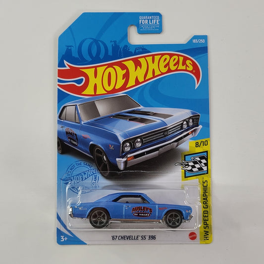 Hot Wheels - '67 Chevelle SS 396 (Metalflake Blue)