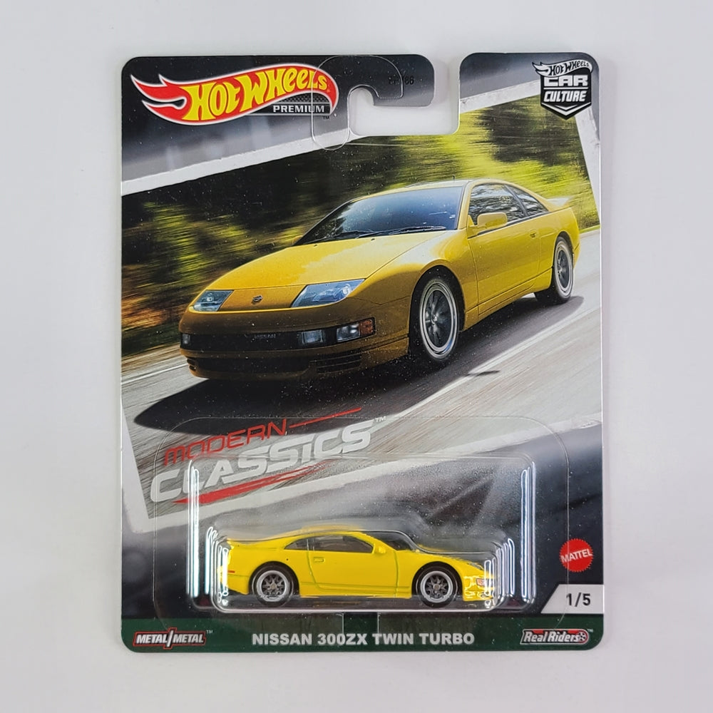 Hot Wheels Premium - Nissan 300ZX Twin Turbo (Yellow)