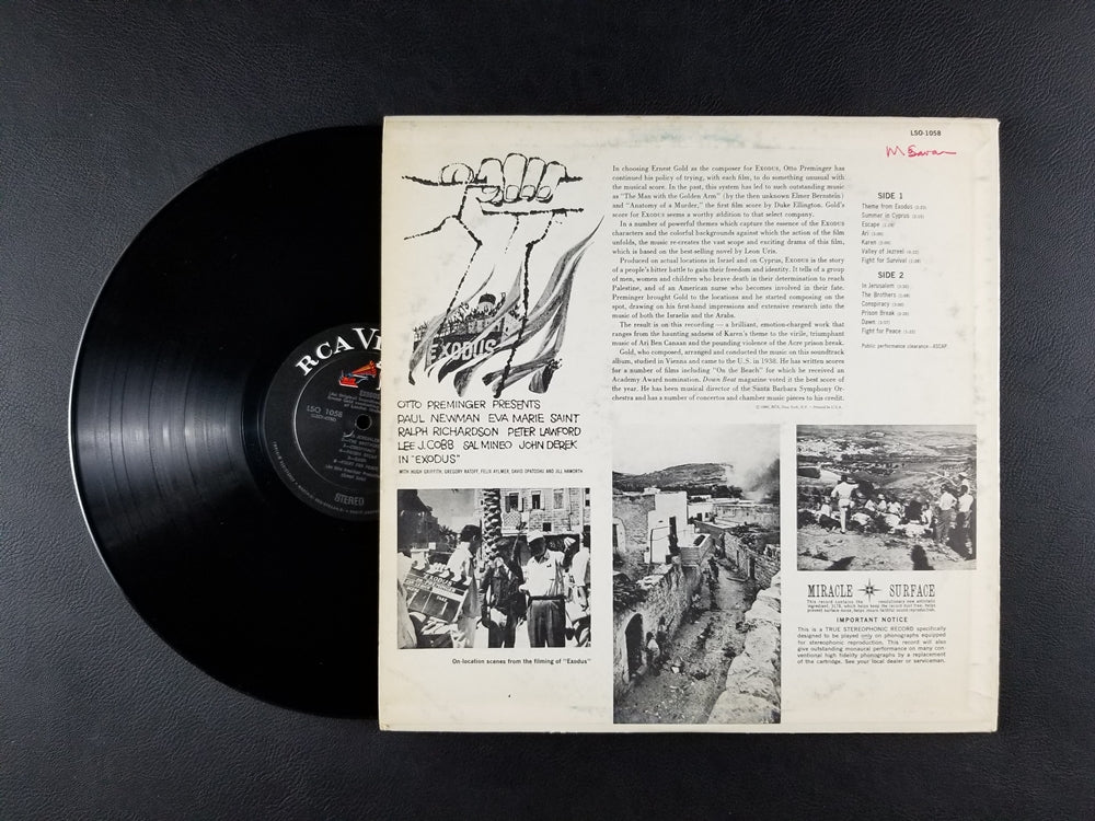 Ernest Gold - Exodus - An Original Soundtrack Recording (1960, LP)