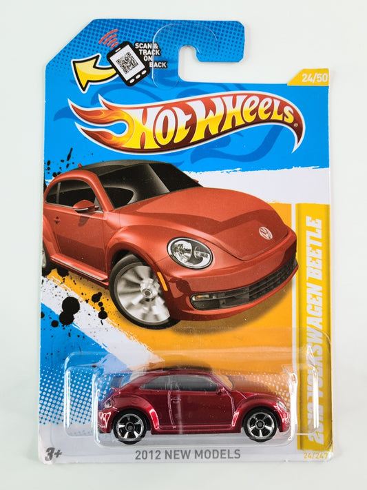 Hot Wheels - 2012 Volkswagen Beetle (Metalflake Dark Red)