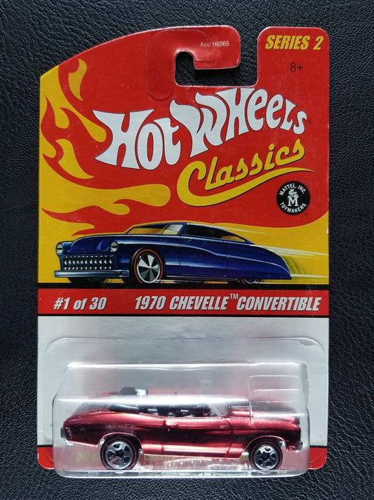 Hot Wheels Classics - 1970 Chevelle Convertible (Spectraflame Red) [1/30 - Series 2]