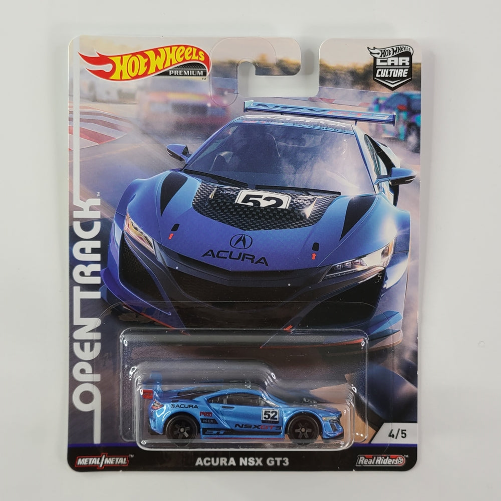 Hot Wheels Premium - Acura NSX GT3 (Light Blue)