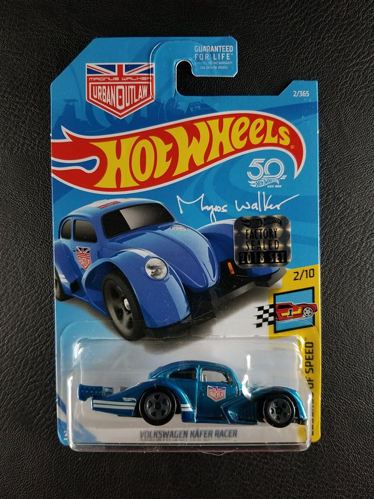 Hot Wheels - Volkswagen Käfer Racer (Blue) [Factory Sealed 2018 Set]