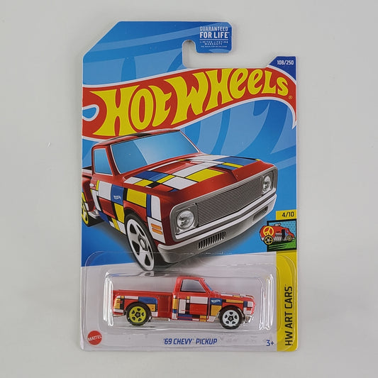 Hot Wheels - '69 Chevy Pickup (Glossy Red)