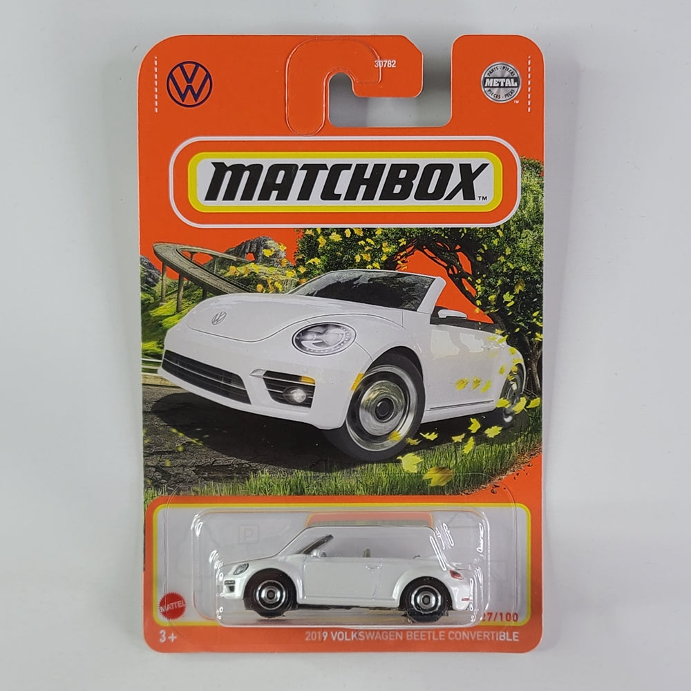 Matchbox - 2019 Volkswagen Beetle Convertible (Pearl White)