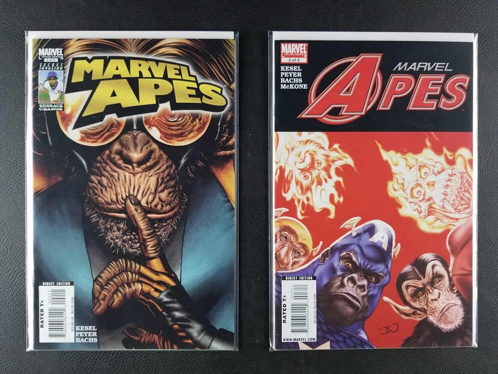 Marvel Apes #0B, 1, 2, 3, 4 Set (Marvel, 2008)