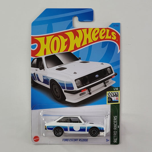 Hot Wheels - Ford Escort RS2000 (White) [Card Variant]