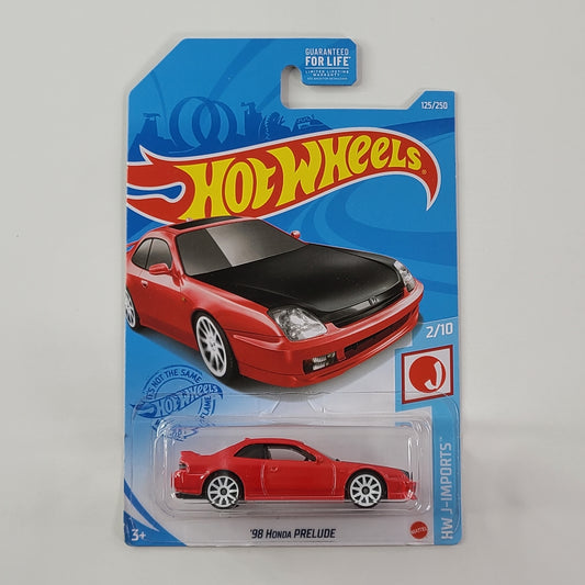 Hot Wheels - '98 Honda Prelude (Red) [HW J-Imports Mini Collection (2021) - 2/10]