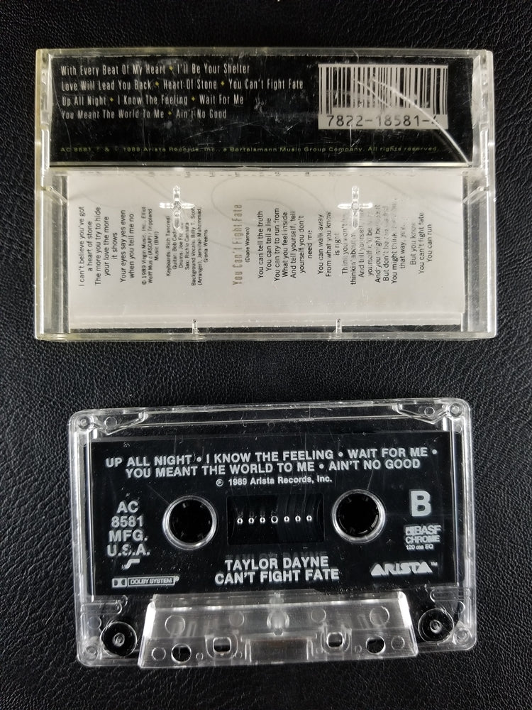 Taylor Dayne - Can't Fight Fate (1989, Cassette)