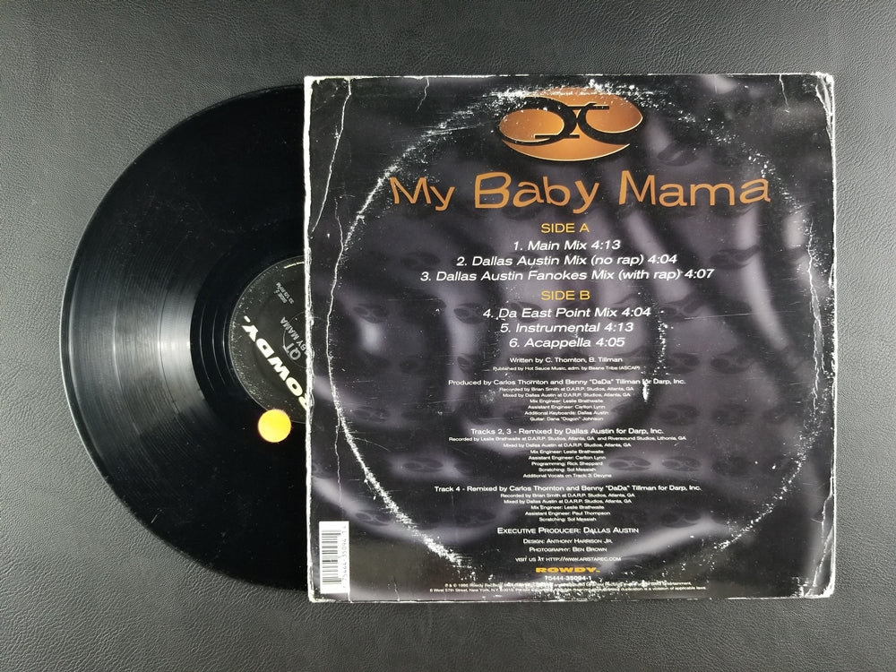 QT - My Baby Mama (1996, 12'' Single)