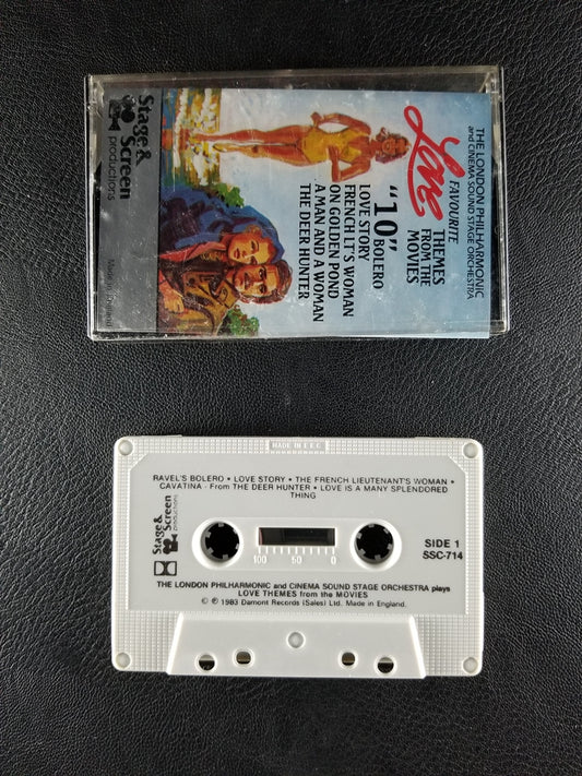 The London Philharmonic - Love Themes From the Movies (1983, Cassette)