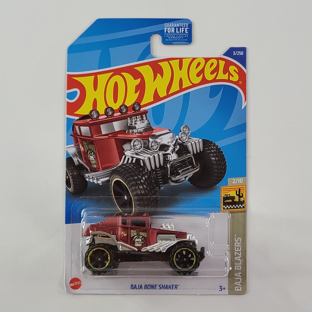 Hot Wheels - Baja Bone Shaker (Matte Dark Red) [Baja Blazers Mini Collection (2022) - 2/10]